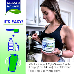 ALLMAX Nutrition - Cytogreens Super Greens Powder, Supports Immune & Digestive Health, 60 Servings (Acai Berry Green Tea)