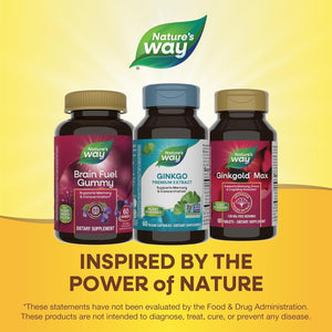 Nature'S Way Ginkgold, Supports Memory and Concentration*, 60 Capsules