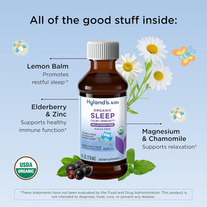 Hyland'S Kids - Melatonin-Free Organic Sleep Calm + Immunity Promotes Sleep & Supports Immune Health