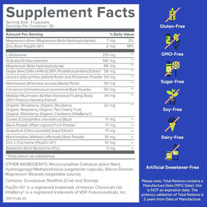 Gundry MD Total Restore Gut Lining Support, Digestive Supplement for Gastrointestinal Wellness 90 Capsules