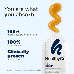 Healthycell REM Sleep - Sleep Aid Supplement for Adults 30 Gel Packs