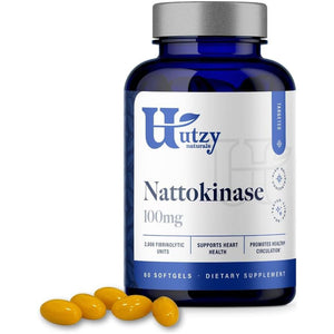 Nattokinase | 2000 FU from Japanese Natto | for Cardiovascular and Circulatory Support | 120 Softgel