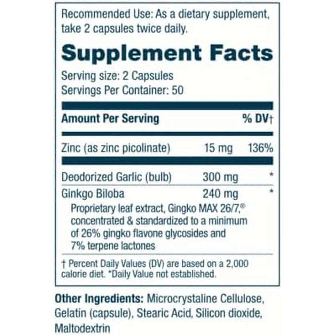 Arches Tinnitus Formula - Natural Tinnitus Treatment for Relief from Ringing Ears - 100 Count