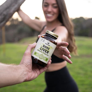 HEART & SOIL - Grass-Fed Bone Marrow and Beef Liver Supplement – 3000Mg for Mood, Bone, Joint, Tissue, Skin Health 180 Capsules