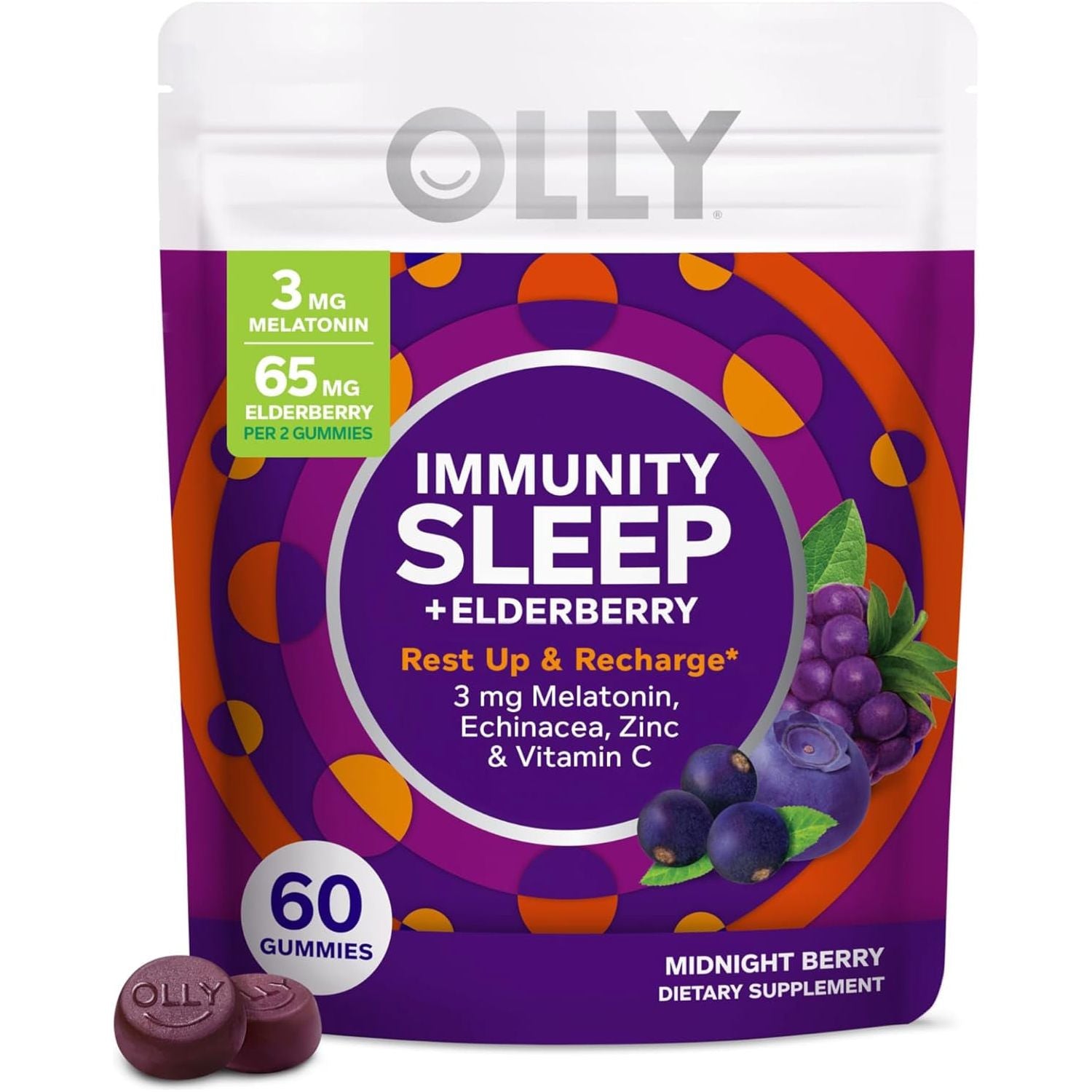 OLLY Immunity Sleep Gummy 60 Count
