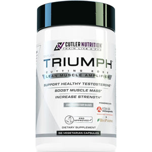 TRIUMPH Testosterone Booster for Men: Best Test Booster and Estrogen Blocker 56 Capsules