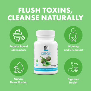 Yes You Can! Natural Detox Pills - Diuretic Cleanse with Electrolytes & Vitamins 21 Capsules