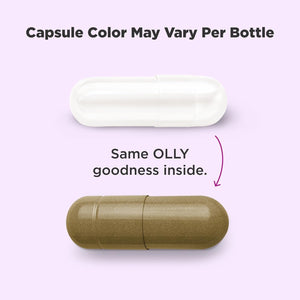 OLLY Beat the Bloat Capsules, Digestive Support Enzymes, Supplement for Women - 25 Count