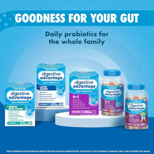 Digestive Advantage Probiotics + Lactase Digestive Enzymes for Digestive Health, 96Count