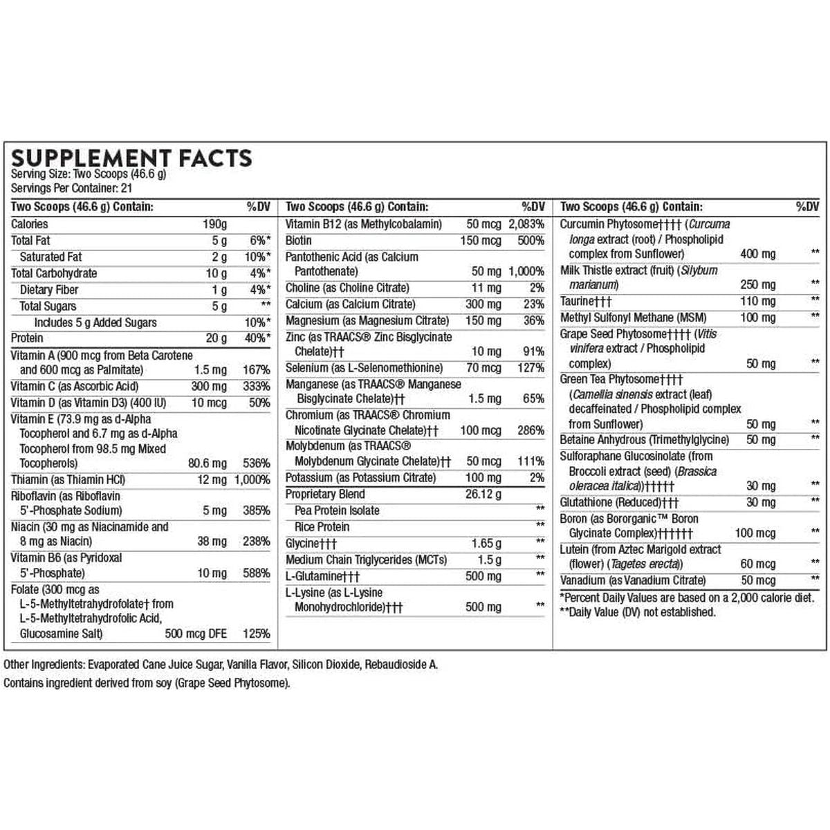 THORNE Mediclear-Sgs - Foundational Support, Eliminate Environmental and Dietary Toxins - Vanilla - 34.4 Oz