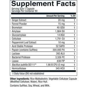 Live Conscious Digestwell Immediate Support - Fast-Acting Digestive Support Decreases Everyday Gas & Bloating - 90 Capsules