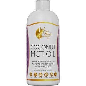 MCT Oil - Intermittent Fasting Support, Metabolism & Brain Power Boost, 32 Fl Oz