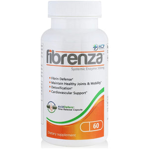 Fibrenza - Systemic Enzyme Complex with Fibrinolytic & Proteolytic Enzymes - 60 Caps