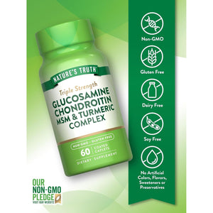 Nature'S Truth Glucosamine Chondroitin MSM Complex | 60 Caplets
