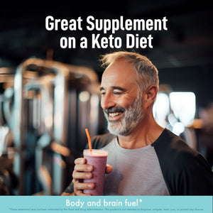 Keppi Keto MCT Oil - Flavorless C8 and C10, Non-Gmo, Certified Gluten-Free, Palm Oil Free, Vegan, Kosher, Halal, 32 Oz Coconut Oil