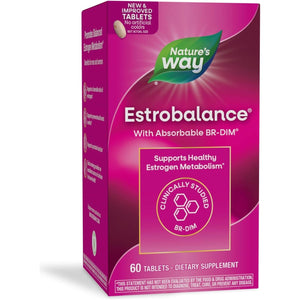 Nature'S Way Estrobalance, Absorbable BR-DIM, Supports Healthy Estrogen Metabolism* 60 Tablets