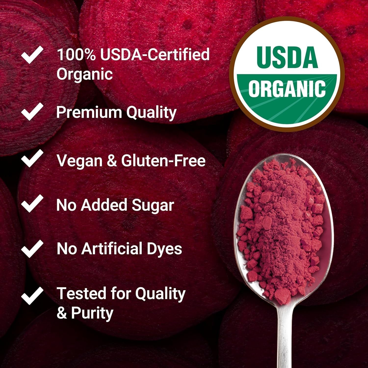 Force Factor Total Beets Organic Beetroot Powder Superfood to Boost Daily Nutrition,Unflavored, 90 Servings