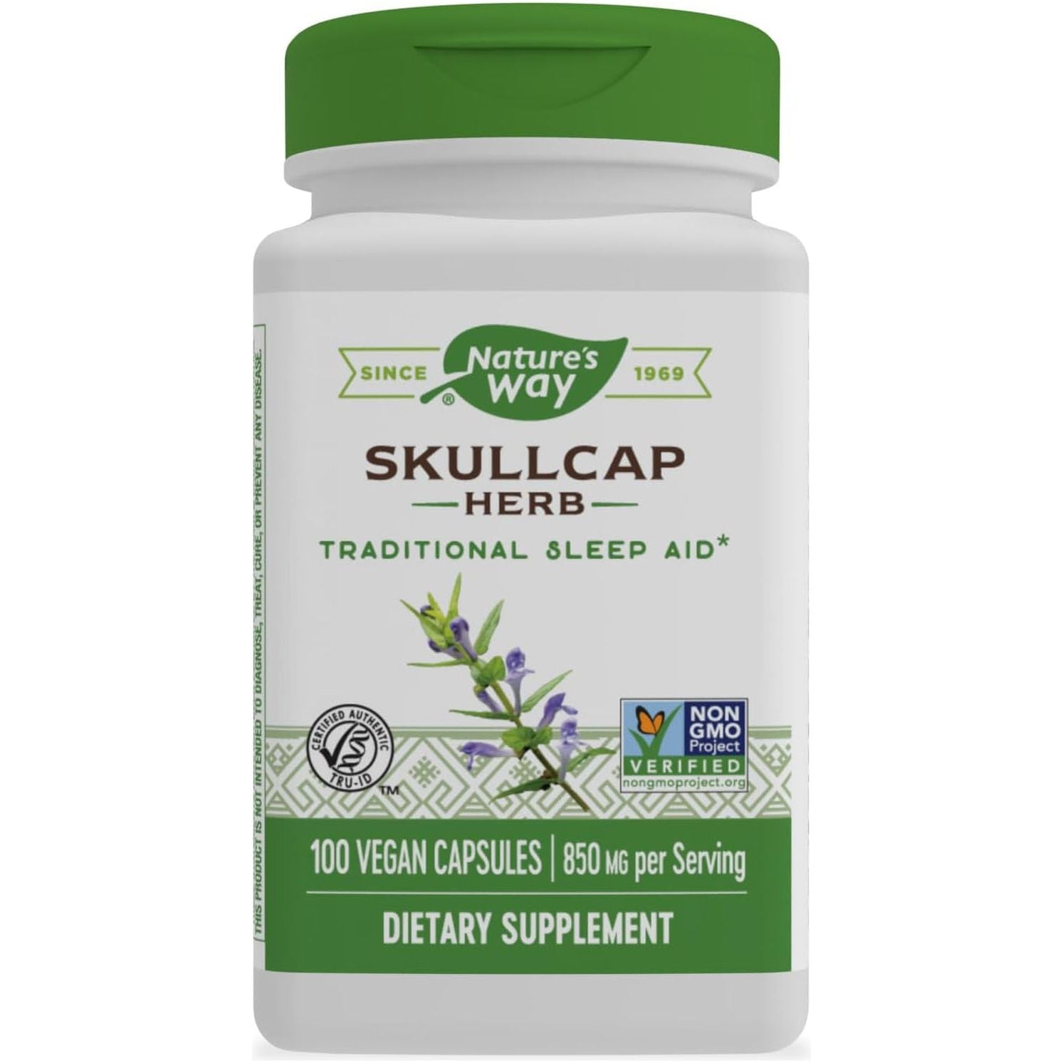Nature'S Way Skullcap Herb - Traditional Herbal Sleep Support* - 100 Vegan Capsules