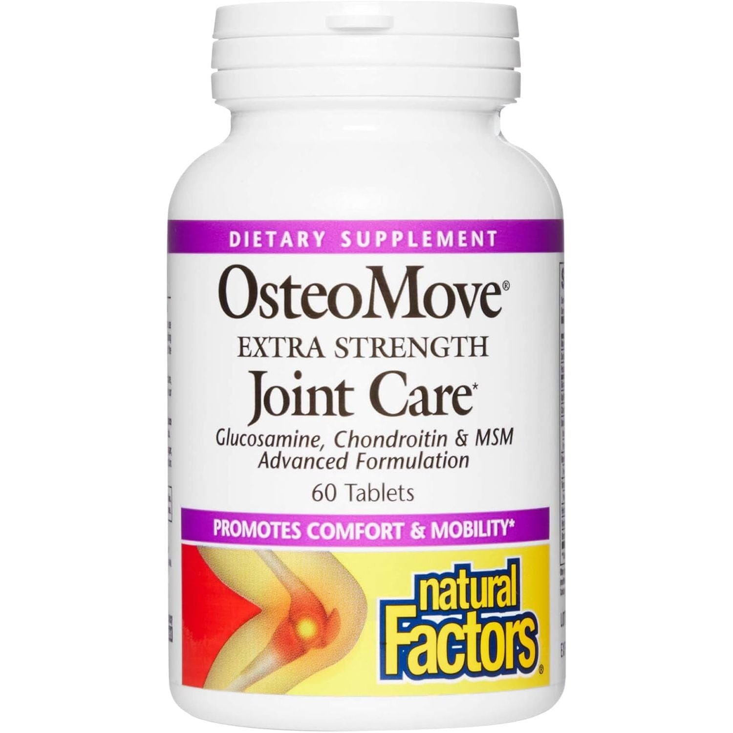 Natural Factors, Osteomove Joint Care, Extra Strength Support for Joint and Bone Health, 60 Tablets (30 Servings)