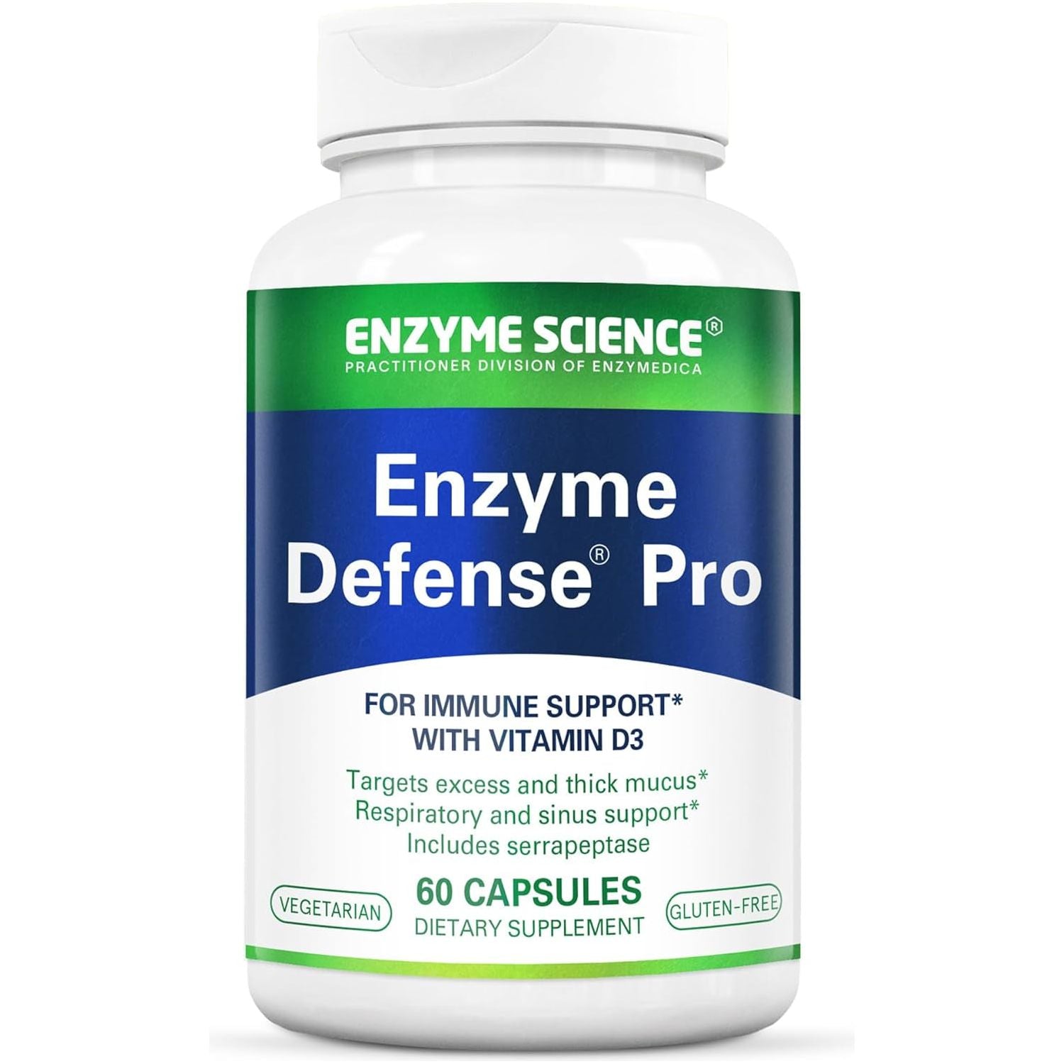 Enzyme Defense Pro, 60 Capsules–Immunity Support Supplement