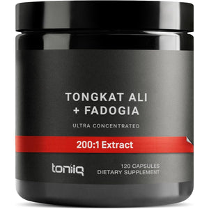 Tongkat Ali Fadogia Agrestis - Ultra High Potency 200:1 Tongkat Ali & 30:1 Fadogia Agrestis - 120 Capsules