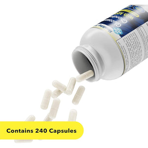 Healthy Joint System Glucosamine Chondroitin MSM Supplement for Joint & Bone Health - 240 Capsules