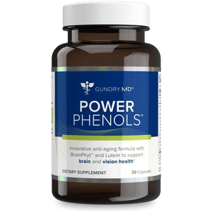 Gundry MD Power Phenols Brain Health Supplement for Cognition, Focus, Motivation, Productivity, and Energy - (30 Servings)