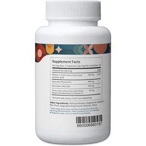 Pattern Wellness Quercetin Supplement with Bromelain - Immune Function & Cellular Health Support 60 Capsules