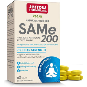 Jarrow Formulas® Same 200 Mg, Supports Joint Health, Liver Function, Brain Metabolism, 60 Tablets