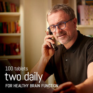 Memory Boost Brain Supplement – Cognitive Aid for Mental Clarity, Focus, and Concentration (100 Tablets).
