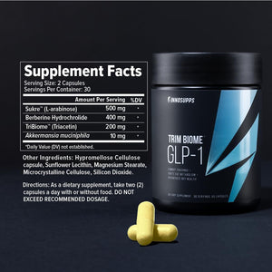 Inno Supps Trim Biome™ GLP-1 | Weight Loss Prebiotic + Probiotic + Postbiotic 30 Servings