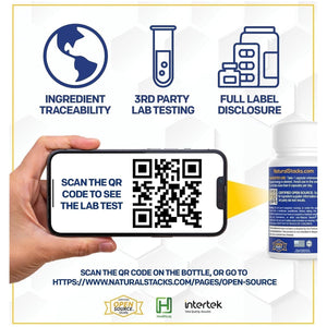 NATURAL STACKS Smart Caffeine Pills - 100Mg Caffeine + 200Mg L-Theanine Supplement 60 Capsules