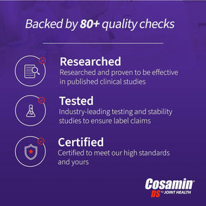 Nutramax Cosamin® DS Joint Health Supplement with Glucosamine & Chondroitin for Joint Health, 180 Capsules