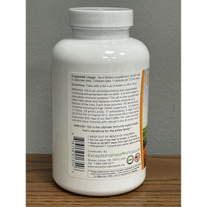 Immuno150 Immune Support Supplement - Immunity Boost Packed with 70 Trace Minerals, 13 Essential Vitamins, Antioxidants, Herbs & Amino Acids 150 Capsules