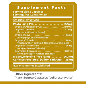 Premier Research Labs Pneumoven - Lung Support Supplement - 60 Vegetarian Capsules