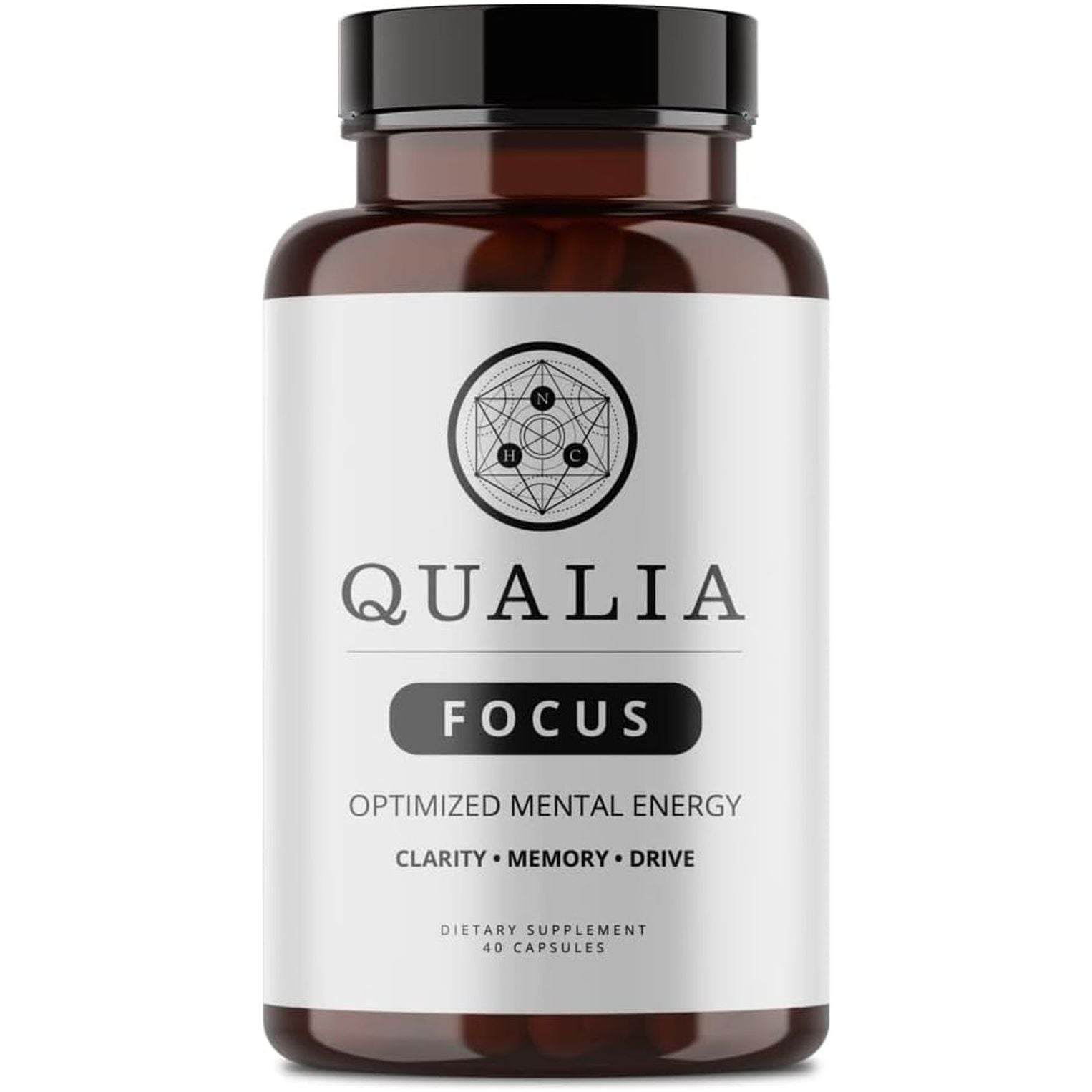 Qualia FOCUS Brain Booster Supplement to Deliver Sustained Mental Energy, Alertness, Concentration & Memory 1 Month Supply