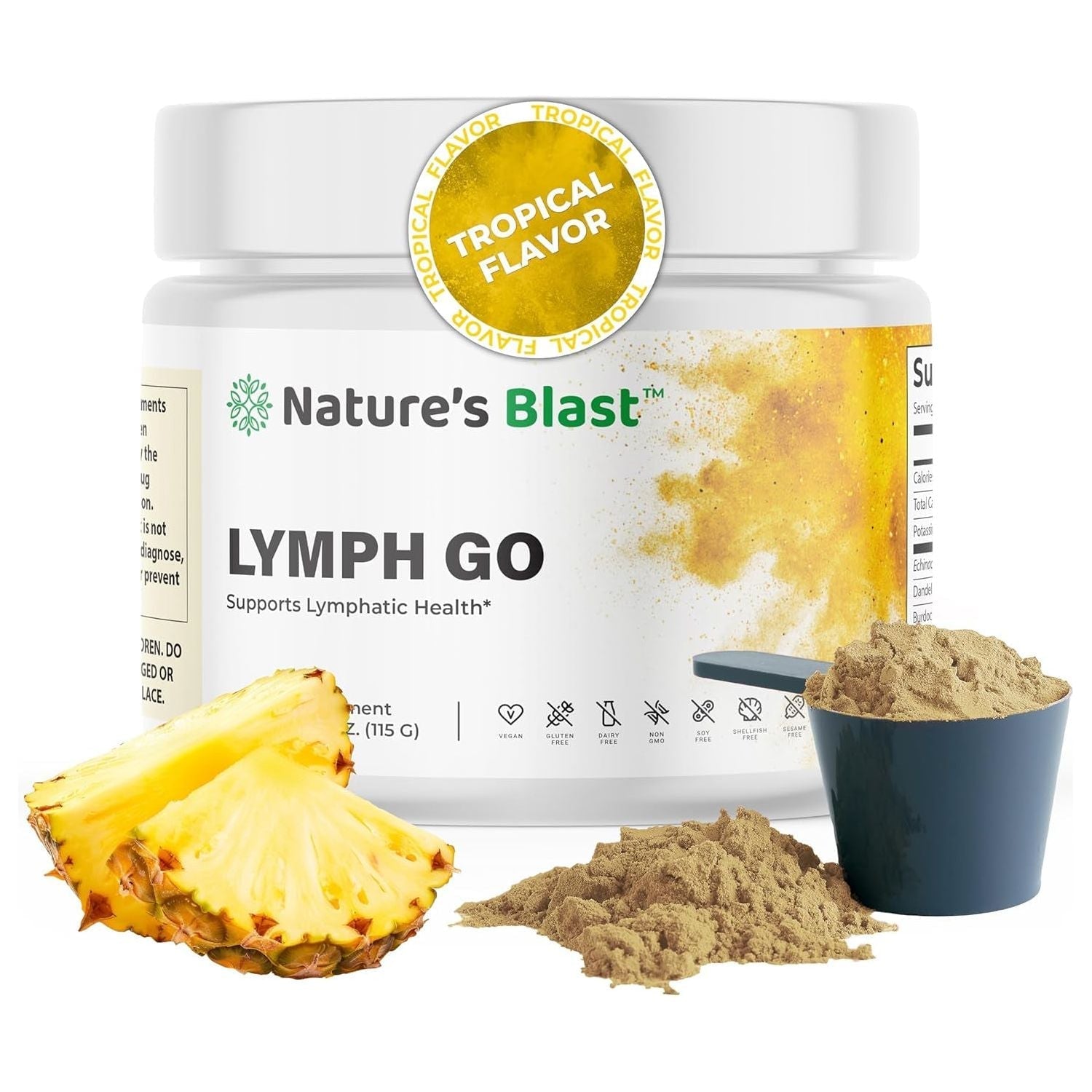 Lymph Go - Pineapple Lymphatic Support Supplement Blend