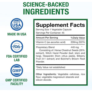 Hemrid plus Advanced Herbal Comfort Formula - Proudly Made in the USA - 45 Capsules