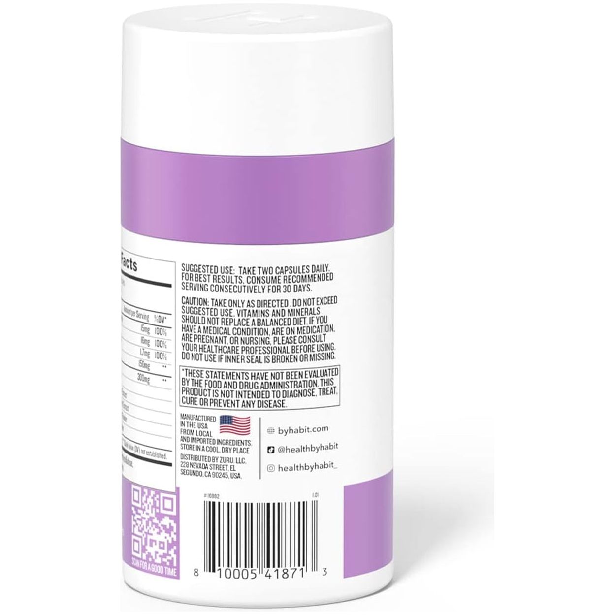 Health by Habit Libido Blend - Natural Aphrodisiac Blend with Maca, Ashwagandha (60 Capsules)