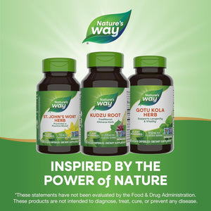 Nature'S Way Kudzu Root, 1,226 Mg per 2-Capsule Serving, Non-Gmo Project Verified, 50 Vegan Capsules