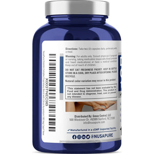 Nusapure Diosmin Complex 1,000Mg per Serving 180 Veggie Caps - Citrus Aurantium
