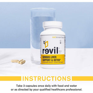 Liver and Herbal Support - 90 Capsules Milk Thistle, Burdock Vitamin C