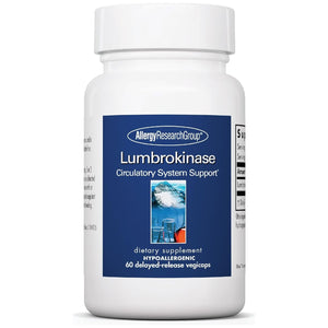 Allergy Research Group Lumbrokinase Supplement - Circulatory System Support- 60 Delayed Release Vegetarian Capsules