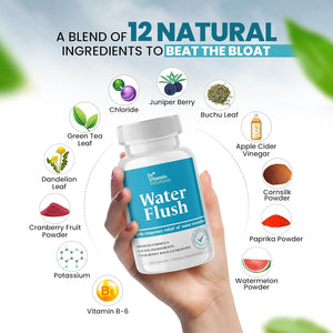 Dr Vitamins Diuretic Water Pills for Weight Control - Instant Natural Relief from Bloat and Swelling 120 Caps