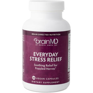 BRAINMD Dr Amen Everyday Stress Relief - Promotes Relaxation & Focus - 30 Servings