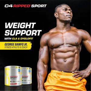 C4 Ripped Sport Pre Workout Powder Arctic Snow Cone - 135Mg Caffeine + Weight Loss - 30 Servings