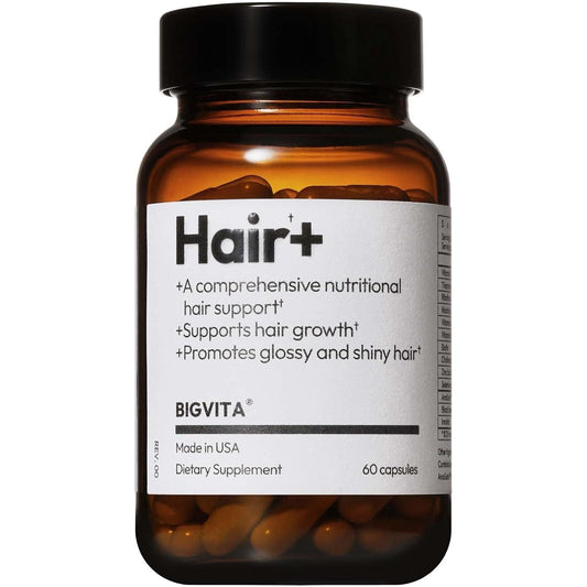 Bigvita Hair Growth Supplement, Lab Tested for Thicker, Fuller Hair, Faster Growth with Anagain 1 Month Supply
