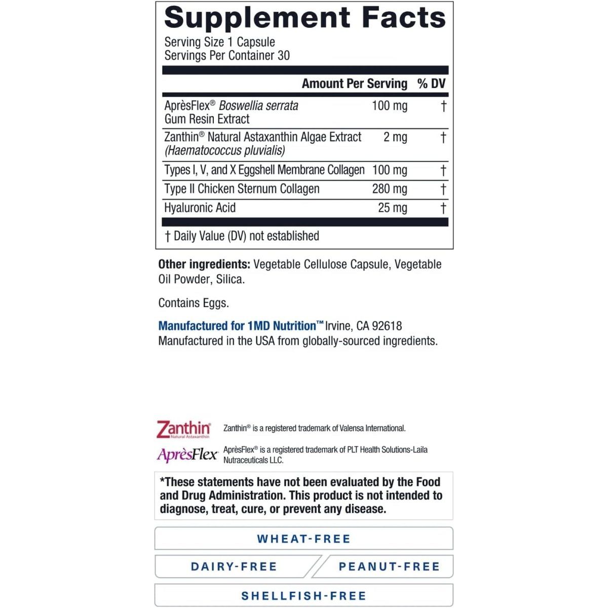 1MD Nutrition Movemd - Health Supplement for Joint Discomfort & Support - Suppviv