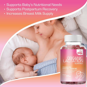 Lactation and Postpartum Support Gummies - Increase Milk Supply Milk Production