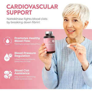 Eve'S Cycle Nattokinase 4000 FU - Premium Japanese Enzyme Supplement 270 Vegan Capsules